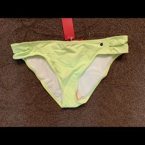 Lascana Lemon lime bikini bottom size large